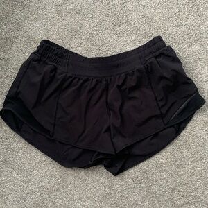 Lululemon Hotty Hot Shorts, Black, Size 8